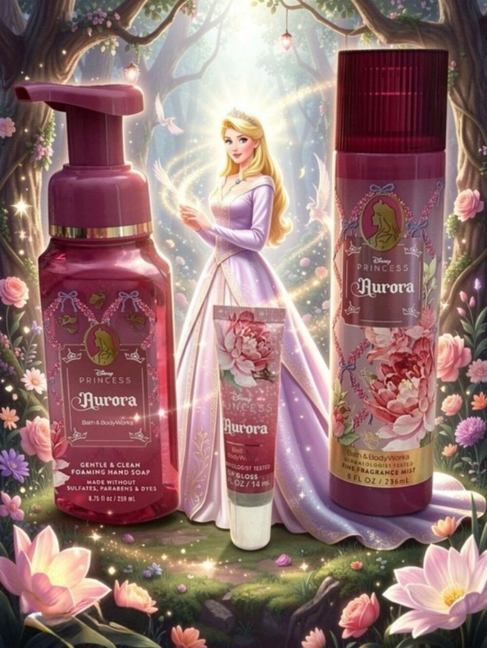 3pc Princess Aurora Gift Set